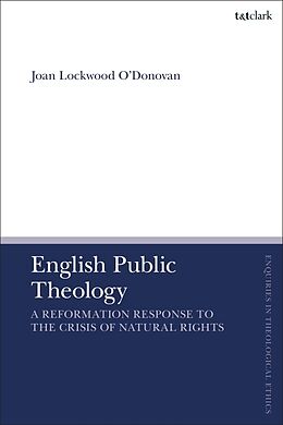 Couverture cartonnée English Public Theology de Joan Lockwood ODonovan