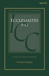 Couverture cartonnée Ecclesiastes 5-12 de Stuart Weeks