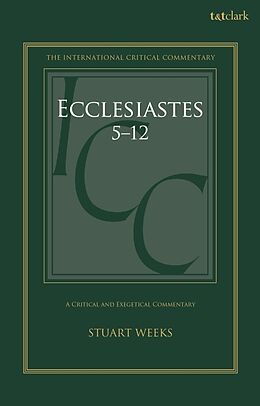 Couverture cartonnée Ecclesiastes 5-12 de Stuart Weeks