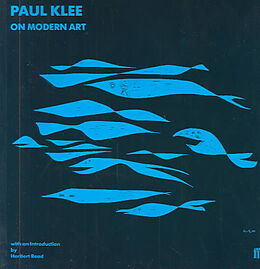 Couverture cartonnée Paul Klee on Modern Art de Paul Klee