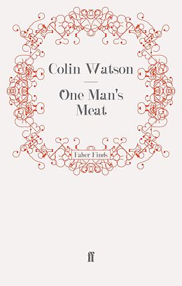 eBook (epub) One Man's Meat de Colin Watson