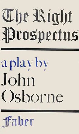 E-Book (epub) Right Prospectus von John Osborne