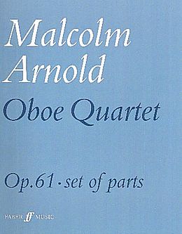 Malcolm Arnold Notenblätter Oboe Quartet op.61