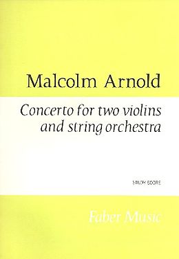 Malcolm Arnold Notenblätter Concerto op.77 for 2 violins and