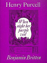 Henry Purcell Notenblätter When night her purple veil