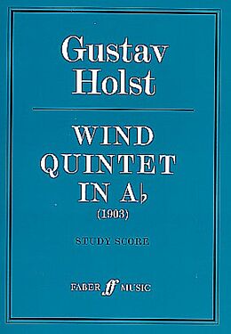 Gustav Holst Notenblätter Wind Quintet a flat Major op.14