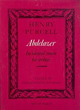 Henry Purcell Notenblätter Abdelazar or the Moors Revenge