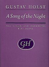 Gustav Holst Notenblätter A Song of the Night