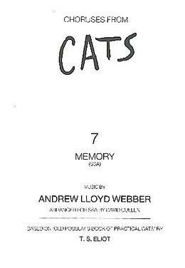 Andrew Lloyd Webber Notenblätter Memory