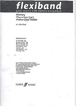 Andrew Lloyd Webber Notenblätter Memory for varied ensemble