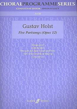 Gustav Holst Notenblätter 5 Partsongs for mixed