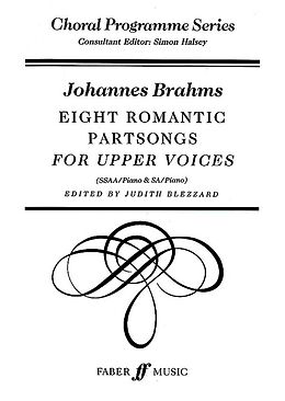 Johannes Brahms Notenblätter 8 ROMANTIC PARTSONGS FOR