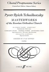 Peter Iljitsch Tschaikowsky Notenblätter Masterworks of the Russian orthodox Church