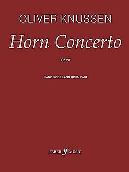 Oliver Knussen Notenblätter Concerto op.28 for horn and
