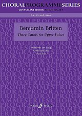 Benjamin Britten Notenblätter 3 Carols