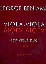 George Willliam John Benjamin Notenblätter Viola viola for viola duo