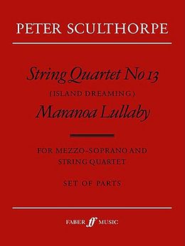Peter Sculthorpe Notenblätter String quartet no.13 and