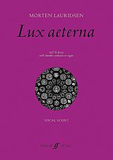 Morten Lauridsen Notenblätter Lux aeterna