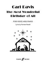 Carl Davis Notenblätter The most wonderful Birthday of all