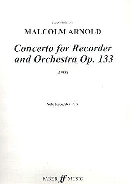 Malcolm Arnold Notenblätter Concerto op.133
