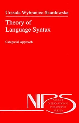 E-Book (pdf) Theory of Language Syntax von U. Wybraniec-Skardowska