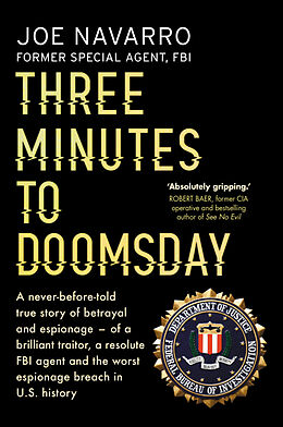 Kartonierter Einband Three Minutes to Doomsday von Joe Navarro