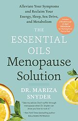 Couverture cartonnée The Essential Oils Menopause Solution de Mariza Snyder