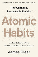 Couverture cartonnée Atomic Habits (EXP) de James Clear