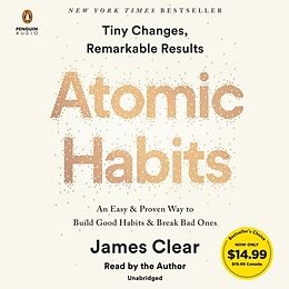 Audio CD (CD/SACD) Atomic Habits de James Clear, James Clear