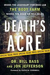 Couverture cartonnée Death's Acre de William Bass, Jon Jefferson