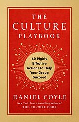 Couverture cartonnée The Culture Playbook de Daniel Coyle