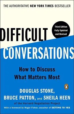 E-Book (epub) Difficult Conversations von Douglas Stone, Bruce Patton, Sheila Heen