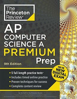 Couverture cartonnée Princeton Review AP Computer Science A Premium Prep, 9th Edition de The Princeton Review