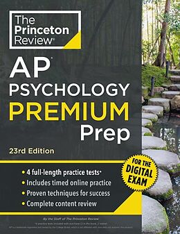 Couverture cartonnée Princeton Review AP Psychology Premium Prep, 23rd Edition de The Princeton Review