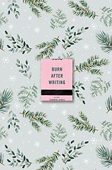 Couverture cartonnée Burn After Writing (Winter Leaves) de Sharon Jones