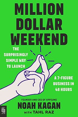 Couverture cartonnée Million Dollar Weekend de Noah Kagan