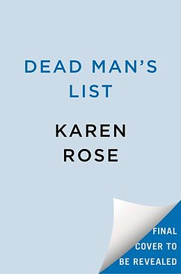 Fester Einband Dead Man's List von Karen Rose