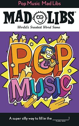 Couverture cartonnée Pop Music Mad Libs de Laura Macchiarola