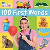 Reliure en carton indéchirable 100 First Words (Ms. Rachel) de Ms. Rachel, Random House