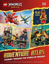 Couverture cartonnée LEGO Ninjago Dragons Rising Adventure Atlas de DK