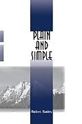Kartonierter Einband Plain and Simple von Robert Bailey