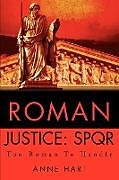 Couverture cartonnée Roman Justice de Anne Hart