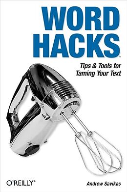E-Book (pdf) Word Hacks von Andrew Savikas