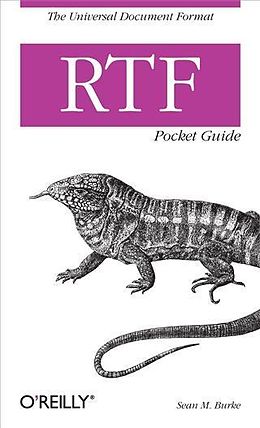 eBook (pdf) RTF Pocket Guide de Sean M. Burke
