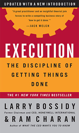 Livre Relié Execution de Larry Bossidy, Ram Charan