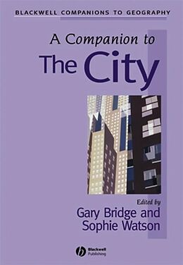 Kartonierter Einband A Companion to the City von Gary (University of Bristol) Watson, Sophi Bridge
