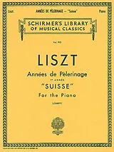 Franz Liszt Notenblätter Années de Pèlerinage vol.1