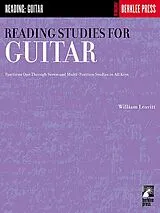 Kartonierter Einband Reading Studies for Guitar von William Leavitt