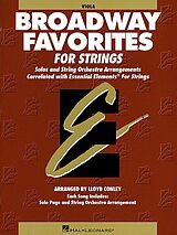  Notenblätter Broadway Favoritesfor strings