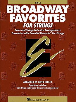  Notenblätter Broadway Favoritesfor strings